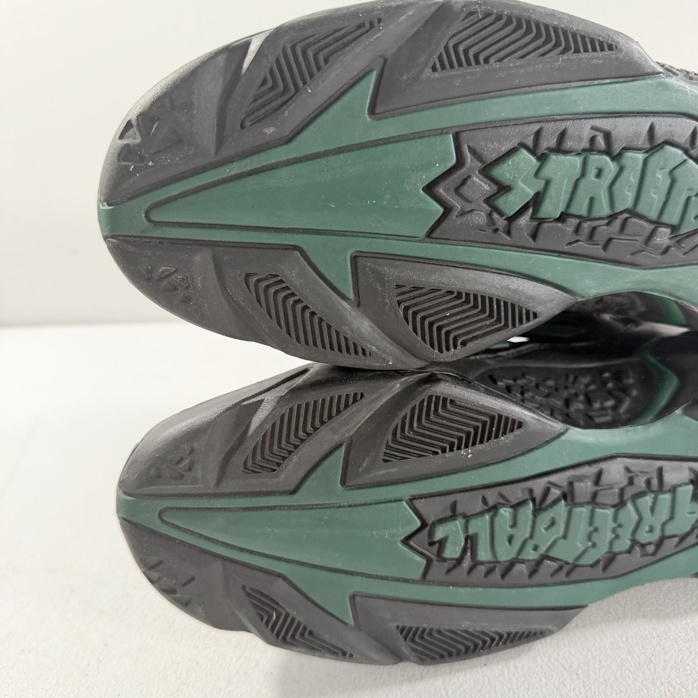 Vintage 1993 Adidas Streetball 2 Men's Basketball Shoes Black Green Size 9.5 - Picture 10 of 16
